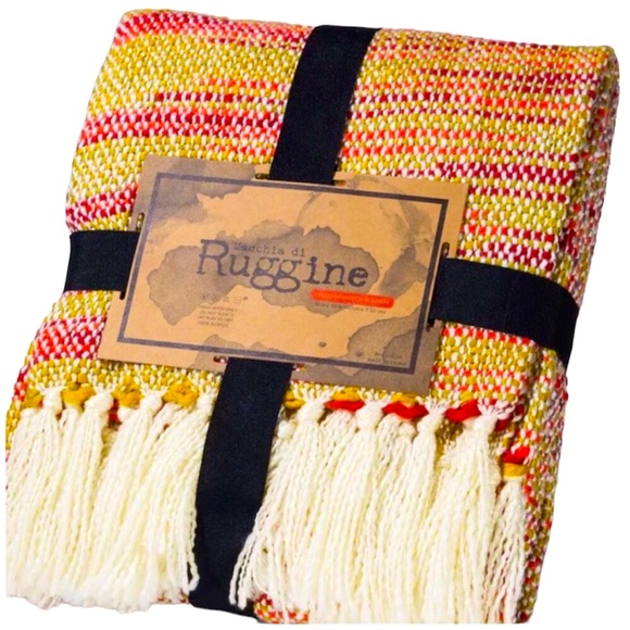 Ruggine Chunky Yarn Throw Blanket NWT Beautiful Gift or Keep for Yourself 🍁 - Picture 3 of 5